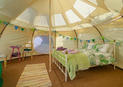 Valley Lotus Belle Stargazer tent glamping near Elham, Canterbury, Folkestone and Dover in Kent