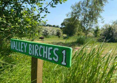 Valley birches 1 camping Elham Canterbury Kent